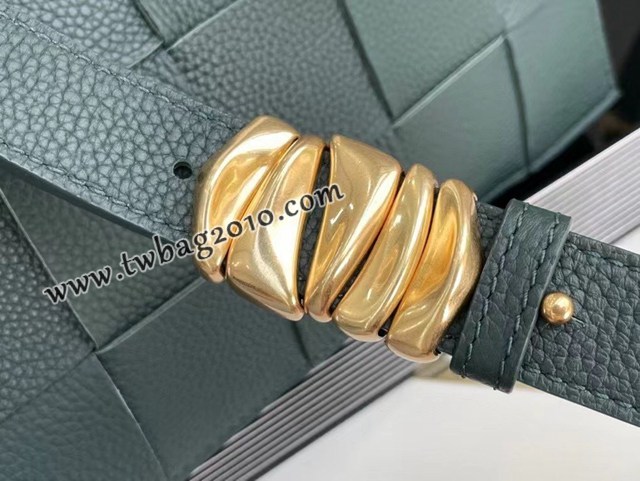 Bottega veneta高端女包 KF0017荔枝紋 寶緹嘉CASSETTE新款荔枝紋牛皮女包 BV經典款單肩斜挎包  gxz1274